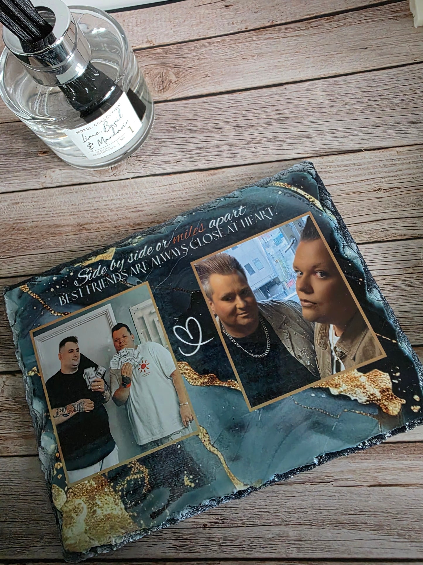 Personalised Friendship Photo Slate – 15×20cm