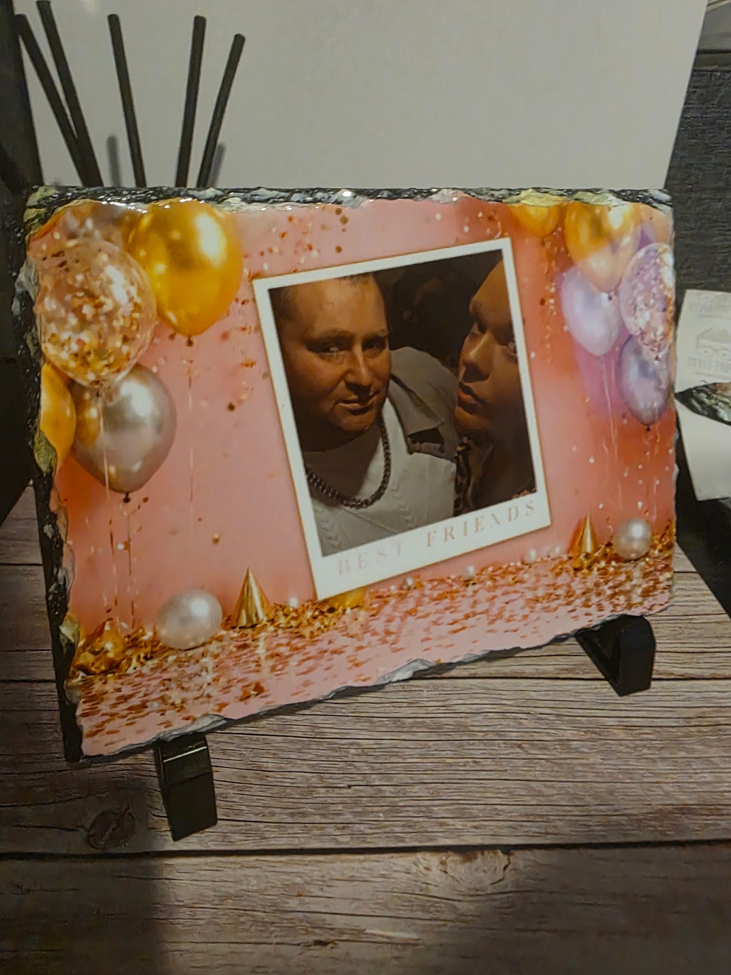 Personalised Friendship Photo Slate β 15Γ20cm