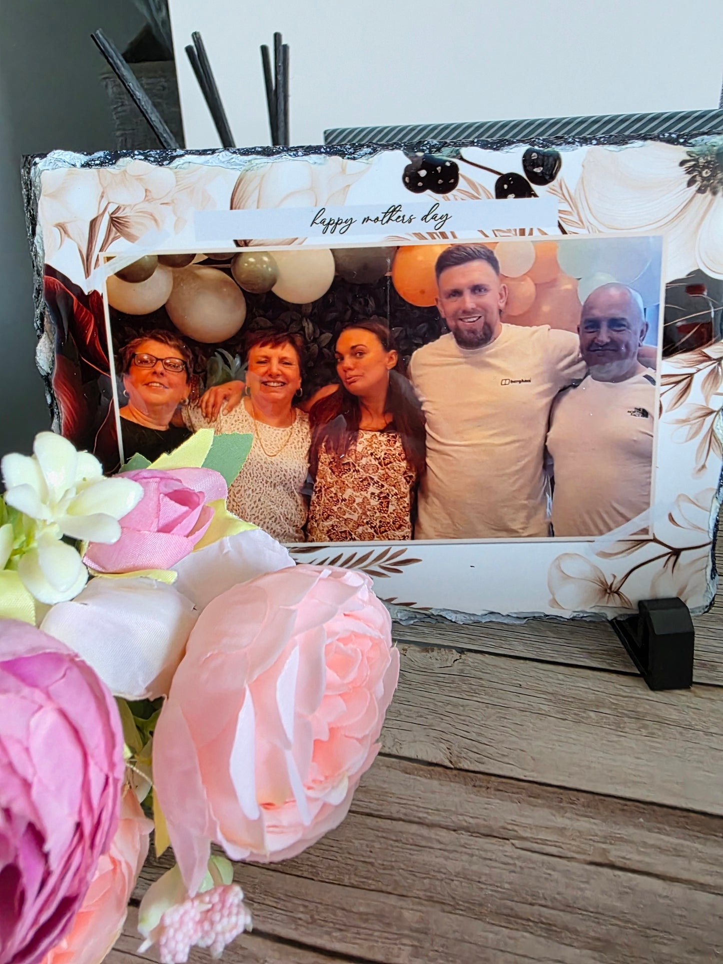Personalised Mother’s Day Photo Slate Gift for Mum 15x20