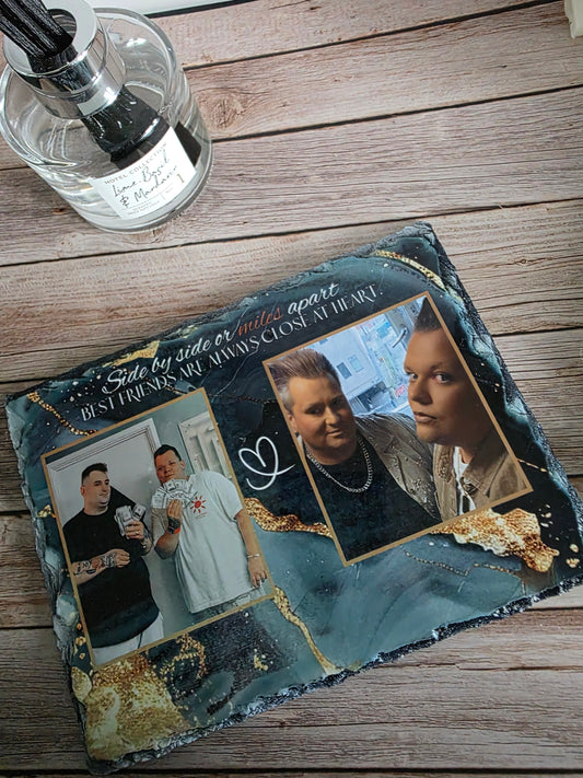 Personalised Friendship Photo Slate – 15×20cm