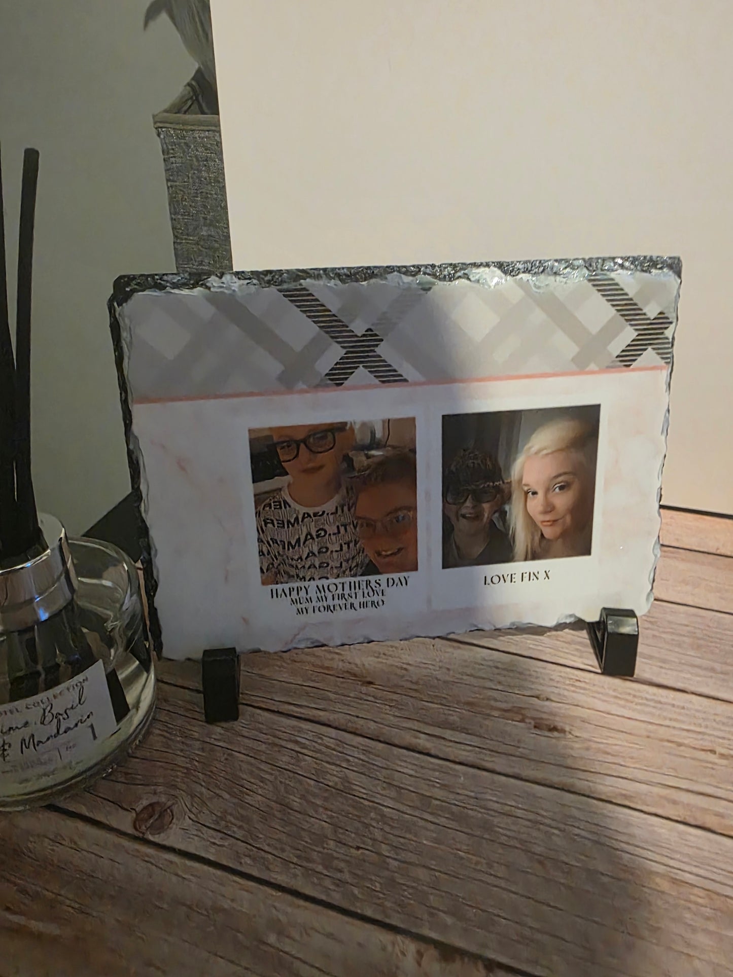 Personalised Mother’s Day Photo Slate Gift for Mum 15x20