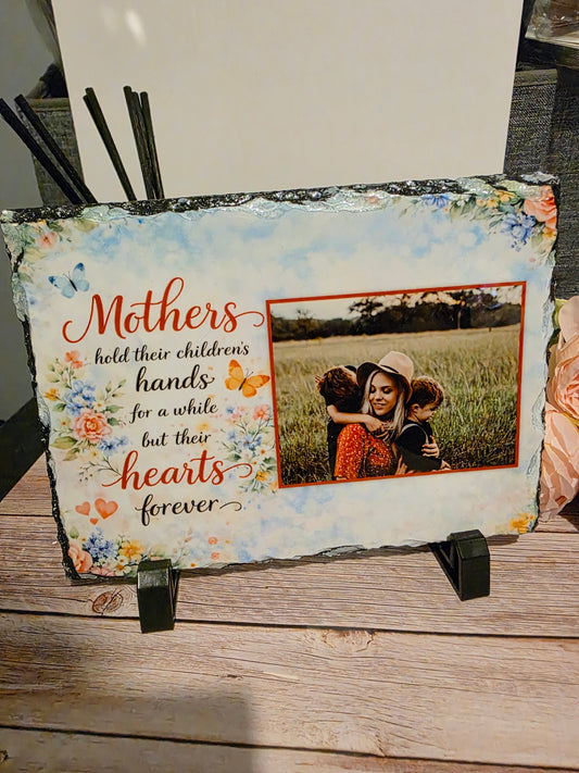 Personalised Mother’s Day Photo Slate Gift for Mum 15x20