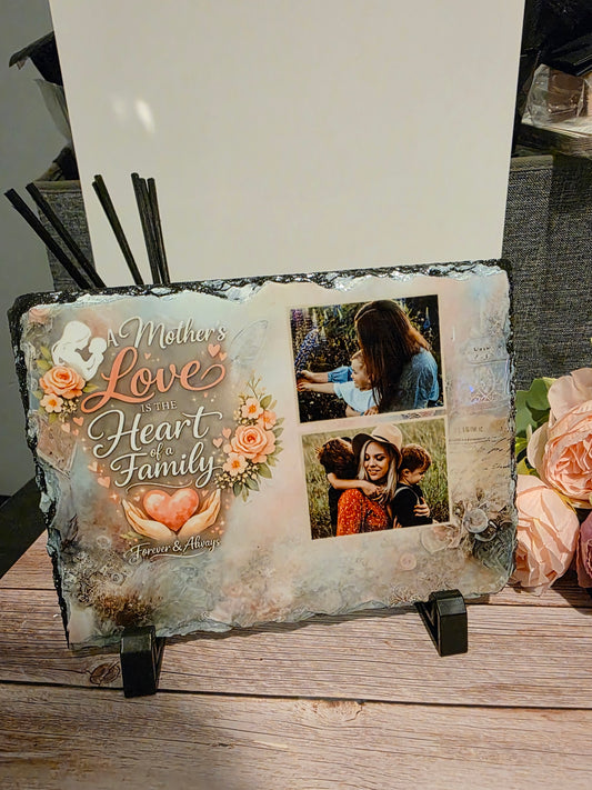 Personalised Mother’s Day Photo Slate Gift for Mum 15x20