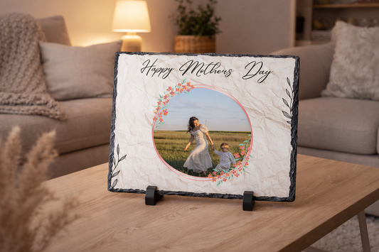 Personalised Mother’s Day Photo Slate Gift for Mum 15x20