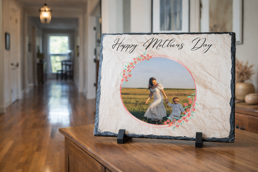 Personalised Mother’s Day Photo Slate Gift for Mum 15x20