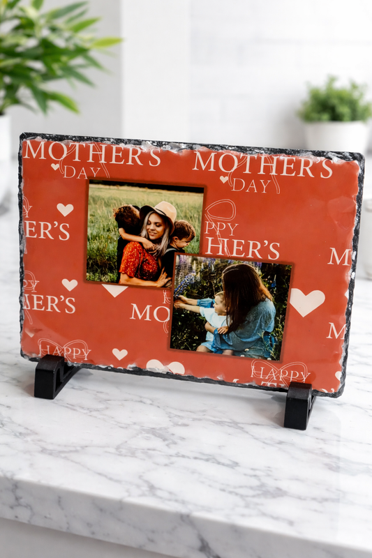 Personalised Mother’s Day Photo Slate Gift for Mum 15x20